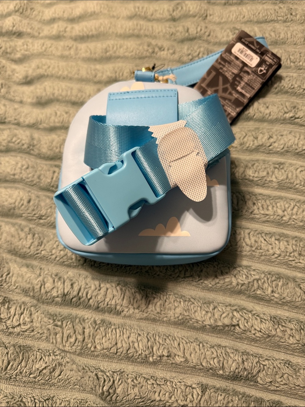 Blue 'Up' Heart Balloon Mini Backpack/Wristlet - Picture 2 of 3